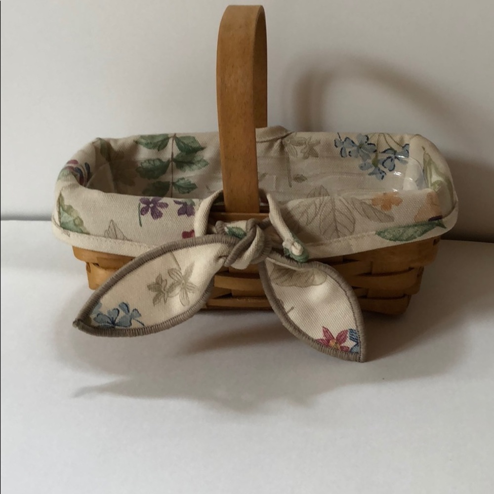 Longaberger Small Rectangle Handle Basket